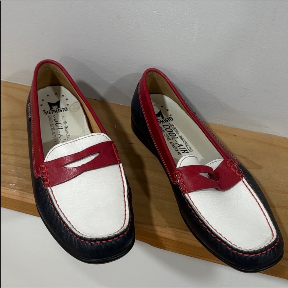 Mephisto Leather Janet Cool Air Loafers, Size 7,5 - Picture 4 of 15
